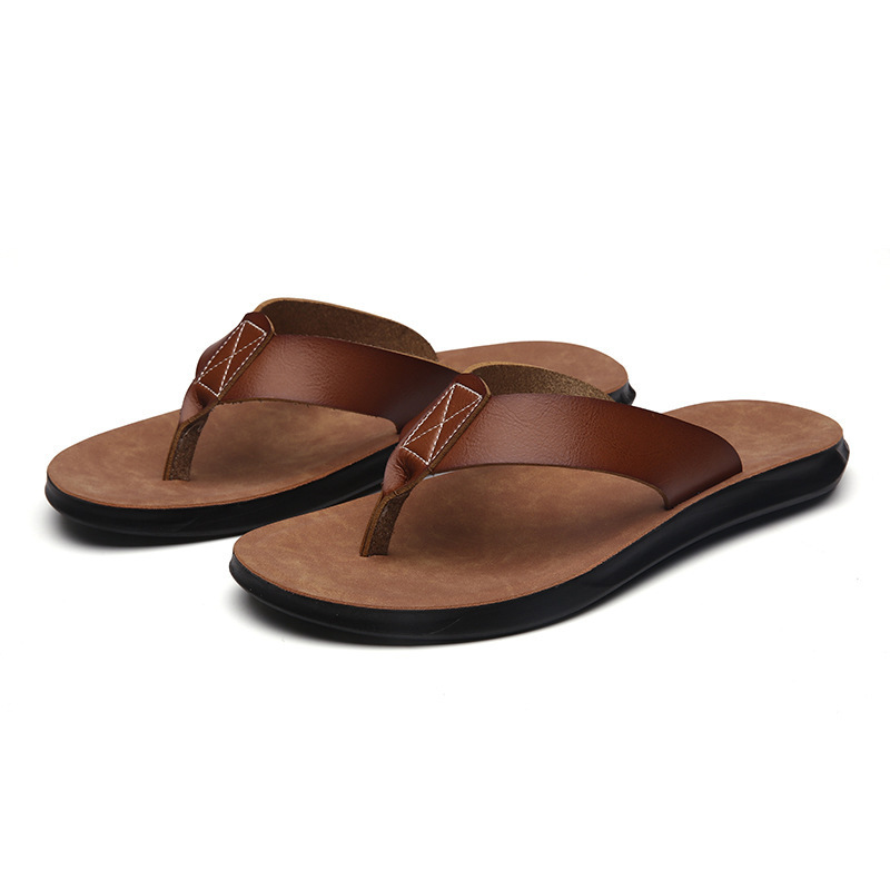 Men'S Shoes Daily Use - Новые итальянские кожаные шлепанцы для мужчин,