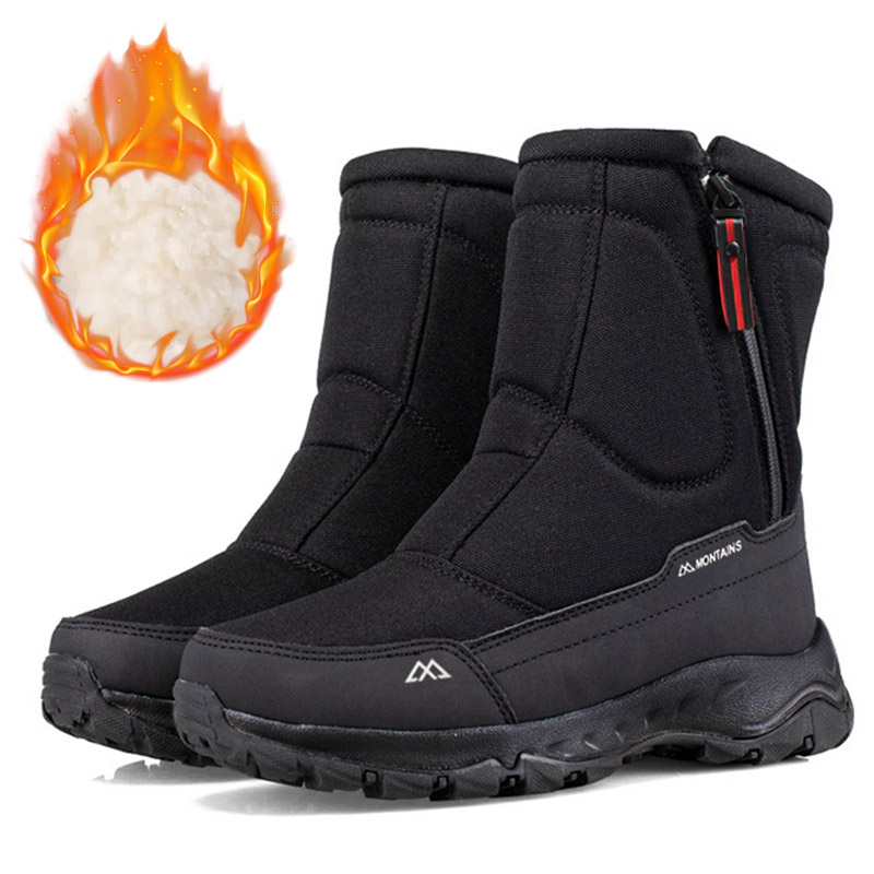Winter Boot Insulated - Мужские зимние водонепроницаемые утепленные ботинки с