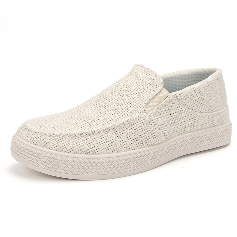 Men'S Shoes Daily Use - Мужские льняные слипоны с дышащим верхом